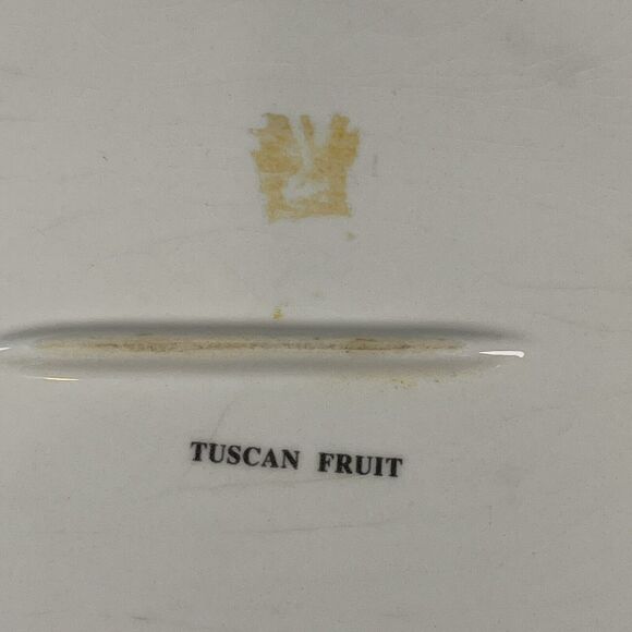 TUSCAN TABLE LARGE OVAL FRUIT FLORAL SERVING PLATTER TRAY- MADE IN ITALY - Picture 7 of 7